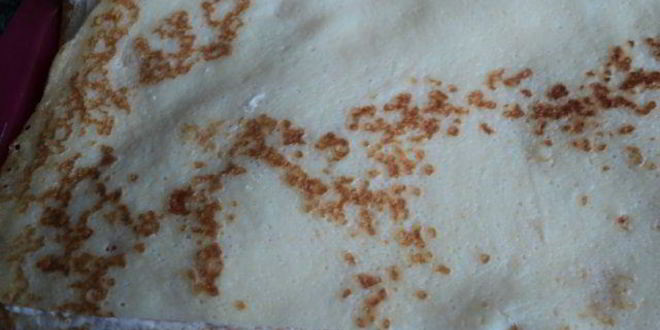 Рецепт блинный террин с ягодно-сливочным суфле