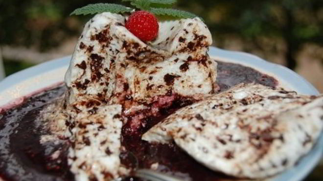 Рецепт Быстрый торт-суфле Плавающий остров