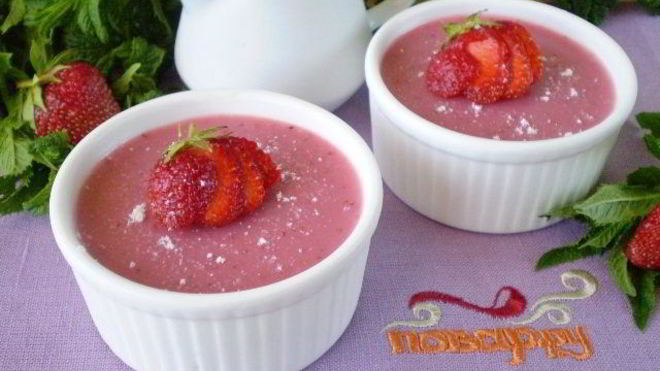 Рецепт Клубничное суфле