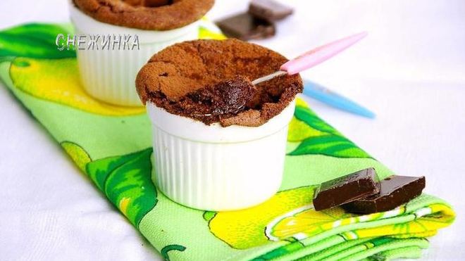 Рецепт Шоколадное суфле