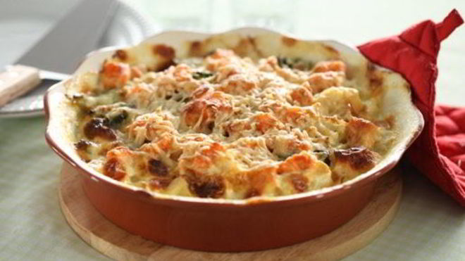 Рецепт Суфле из курицы с цветной капустой