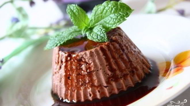 Рецепт Творожное суфле с какао