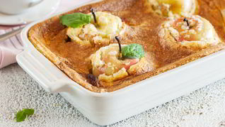 Рецепт Яблоки в манном суфле