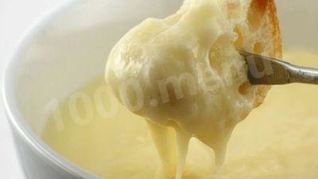 Рецепт Сырное фондю без вина