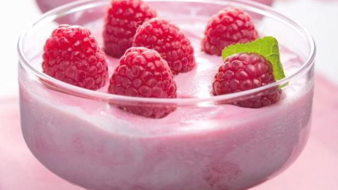 Рецепт Творог с малиной