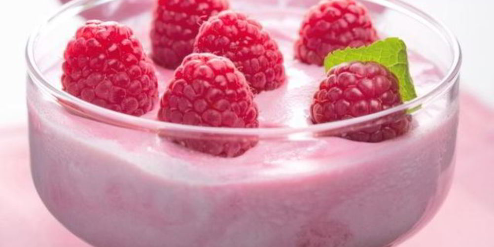 Как приготовить творог с малиной