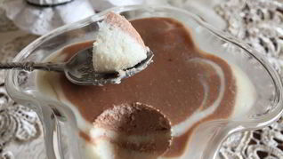 Рецепт Творожное желе Зебра