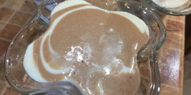 Рецепт творожное желе зебра