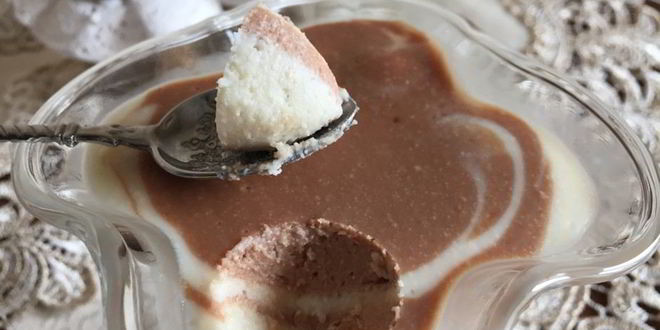 Рецепт творожное желе зебра