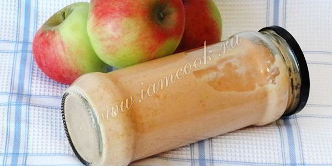 Рецепт яблочное пюре неженка