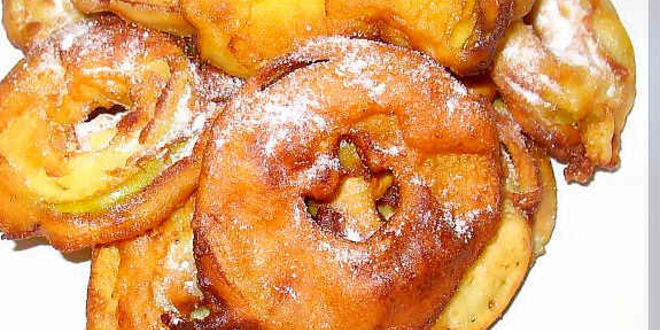 Рецепт яблоки в кляре