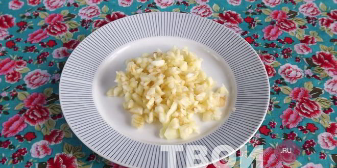 Рецепт яблоко, фаршированное творогом