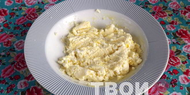 Рецепт яблоко, фаршированное творогом