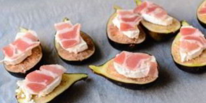 Рецепт запеченный инжир с пармской ветчиной