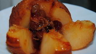 Рецепт Запеченные яблоки с сахаром