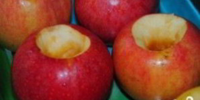 Рецепт запеченные яблоки с сахаром