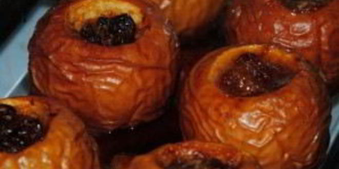 Рецепт запеченные яблоки с сахаром