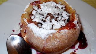 Рецепт Запеченные яблоки с сухофруктами и орехами