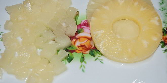 Рецепт желе из хурмы с ананасами