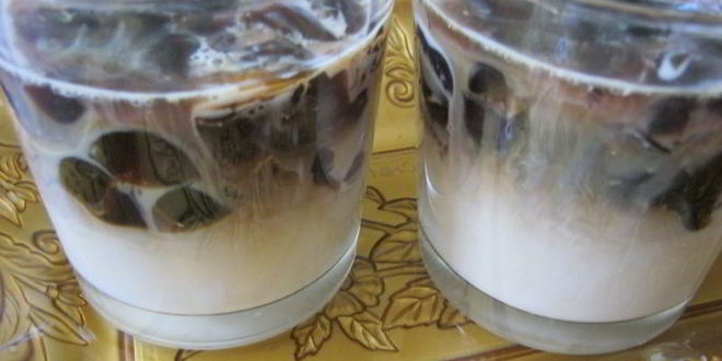 Рецепт желе кофе в молоке