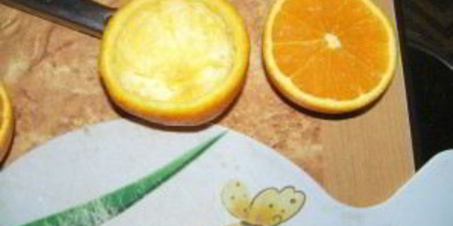 Рецепт желе в апельсине