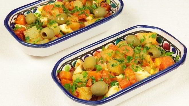 Рецепт Арабский гарнир из овощей