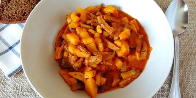 Рецепт азу по-татарски