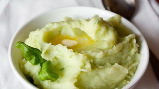 Рецепт Базиликовое картофельное пюре