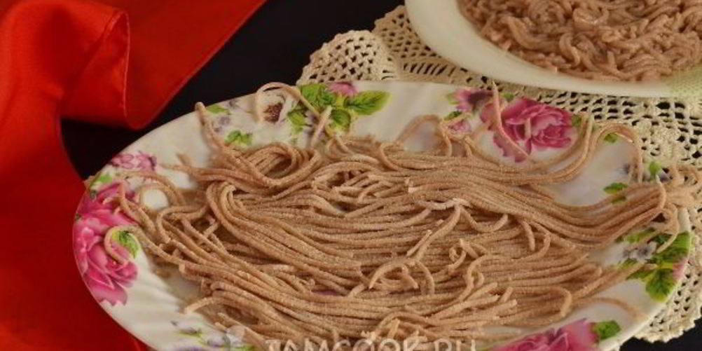 Как приготовить домашняя гречневая лапша