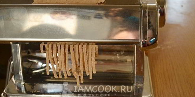 Рецепт домашняя гречневая лапша