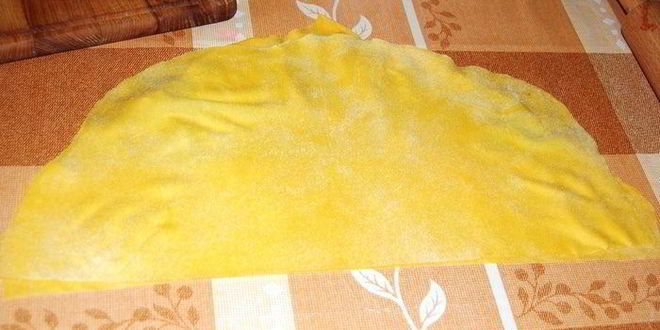 Рецепт домашняя яичная лапша