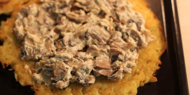 Рецепт драники с грибами