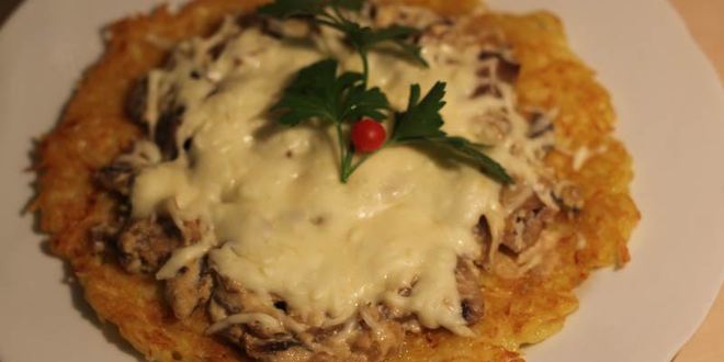Рецепт драники с грибами