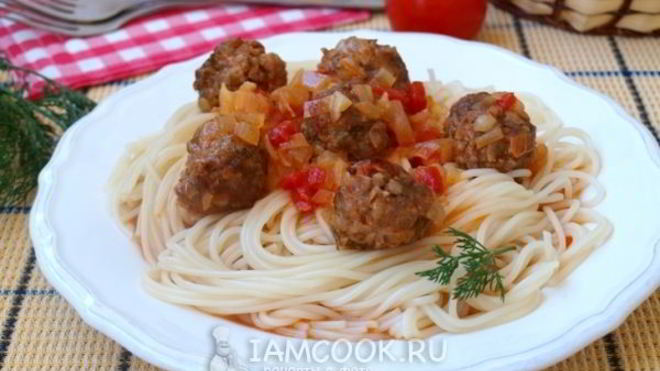 Рецепт Фрикадельки в томатном соусе