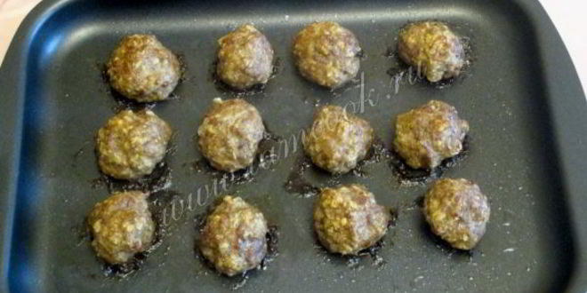 Рецепт шведские фрикадельки