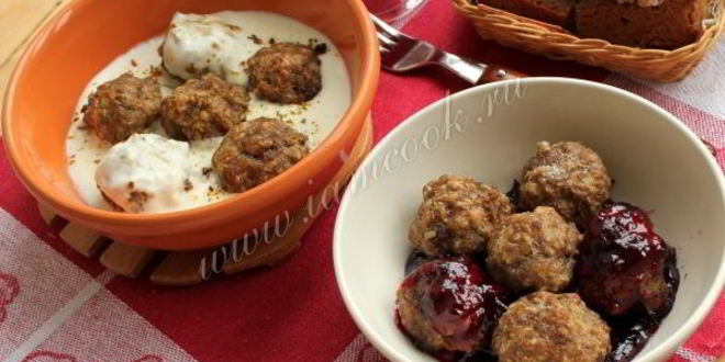 Рецепт шведские фрикадельки