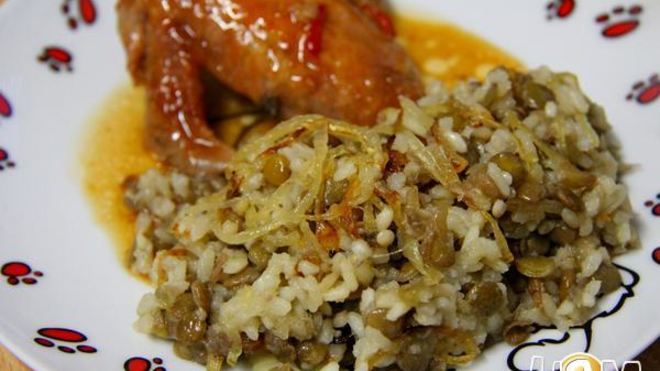 Рецепт Гарнир из чечевицы с рисом