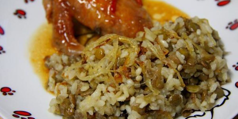 Как приготовить гарнир из чечевицы с рисом