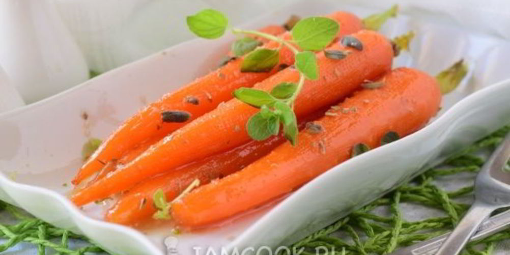 Как приготовить гарнир из глазированной моркови с тимьяном