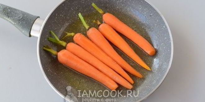 Рецепт гарнир из глазированной моркови с тимьяном