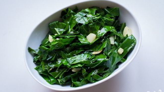 Рецепт Гарнир из листовой капусты