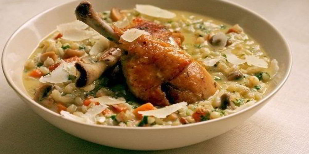 Как приготовить гарнир из перловки с овощами