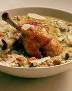 Гарнир из перловки с овощами