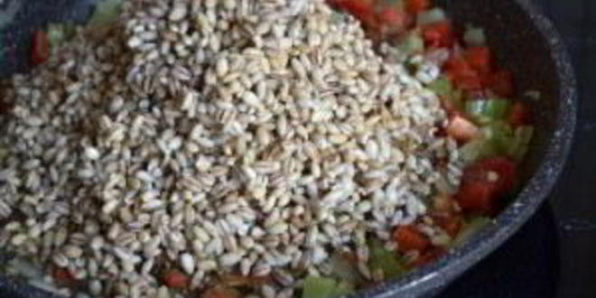 Рецепт гарнир из перловки с овощами