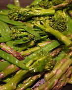 Гарнир с брокколи