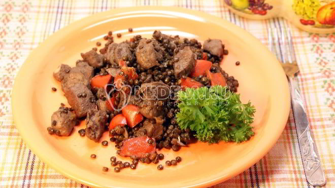 Рецепт Чечевица с курицей