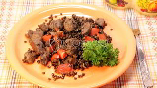 Рецепт Чечевица с курицей