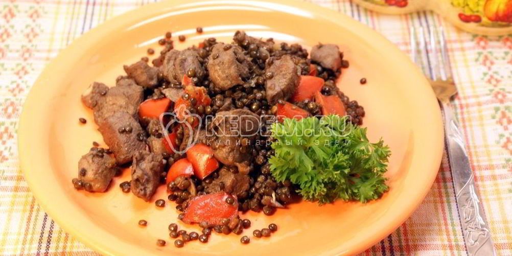 Как приготовить чечевица с курицей