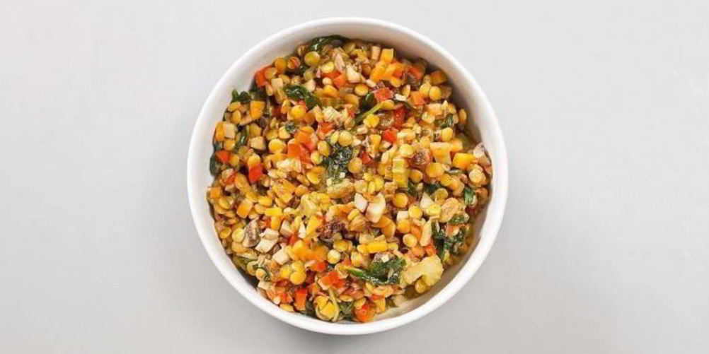 Как приготовить чечевица с овощами