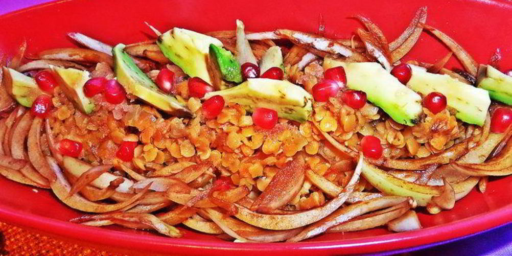 Рецепт рис с грибами и луком-пореем